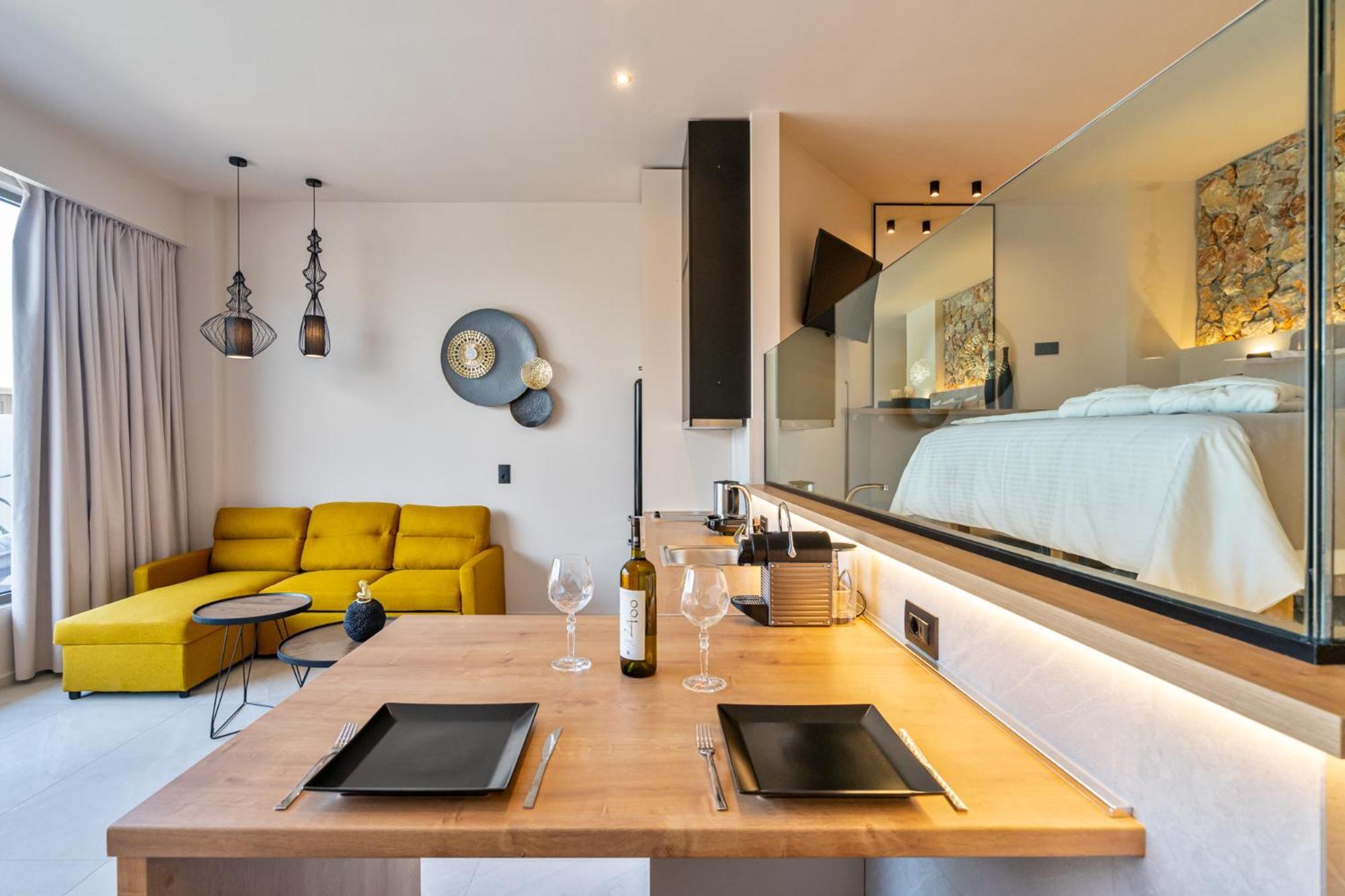 Pathos Seaside Suites Faliraki Bilik gambar